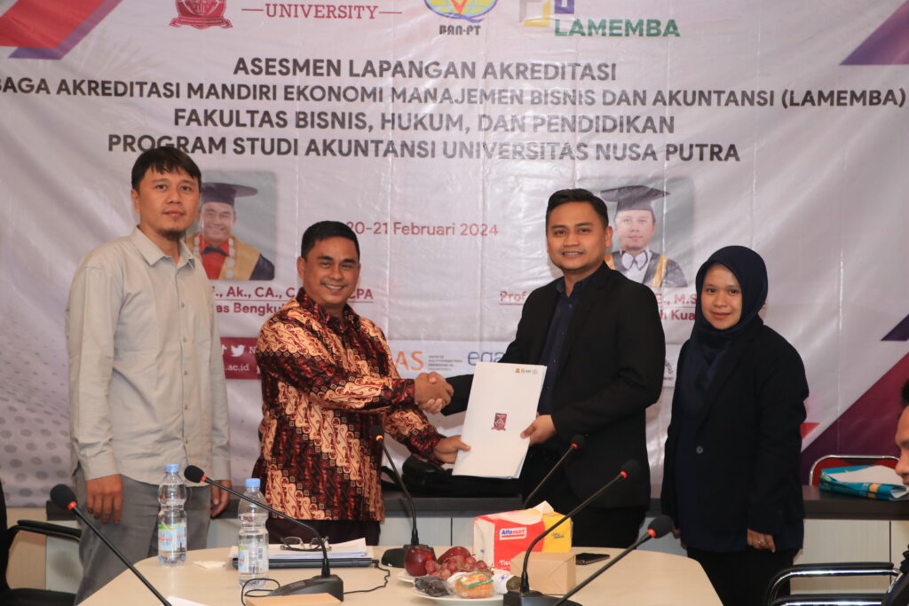 Suksesnya Re-Akreditasi Program Studi Akuntansi Universitas Nusa Putra oleh Lamemba